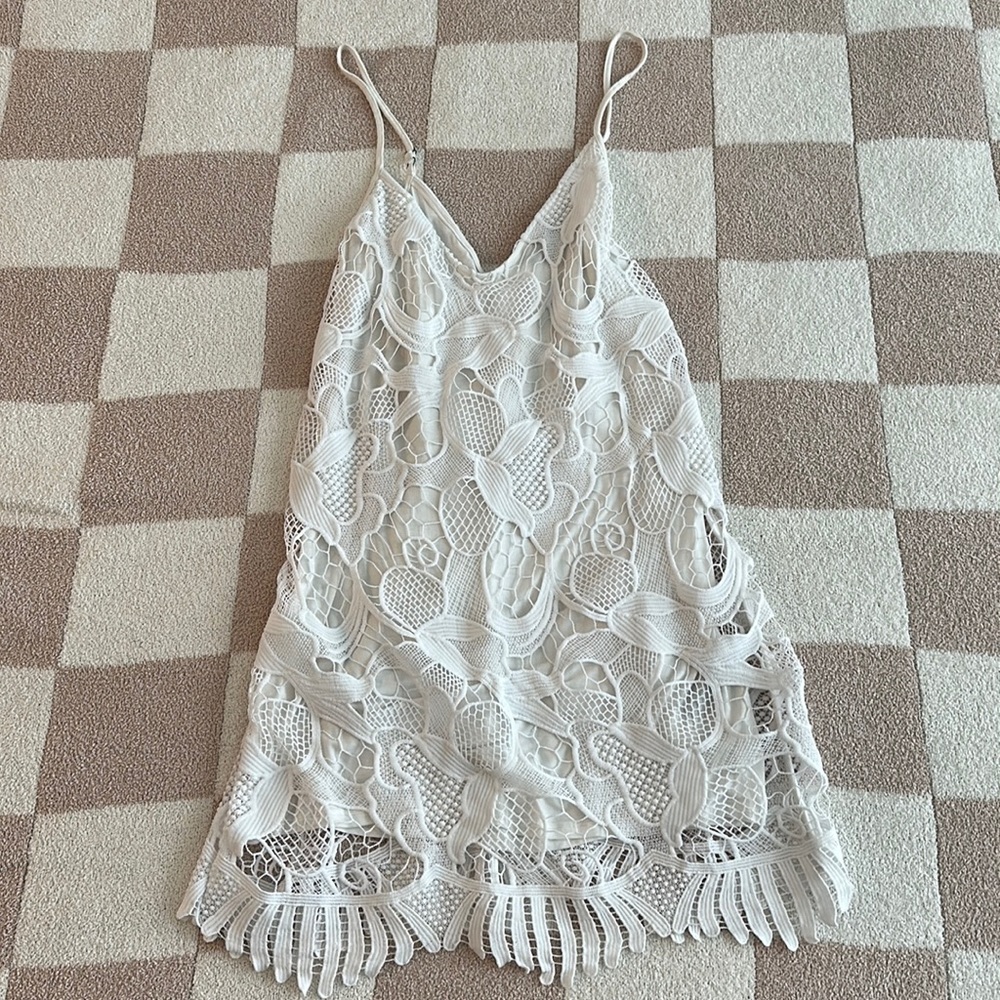 Express size M white dress WORN ONCE